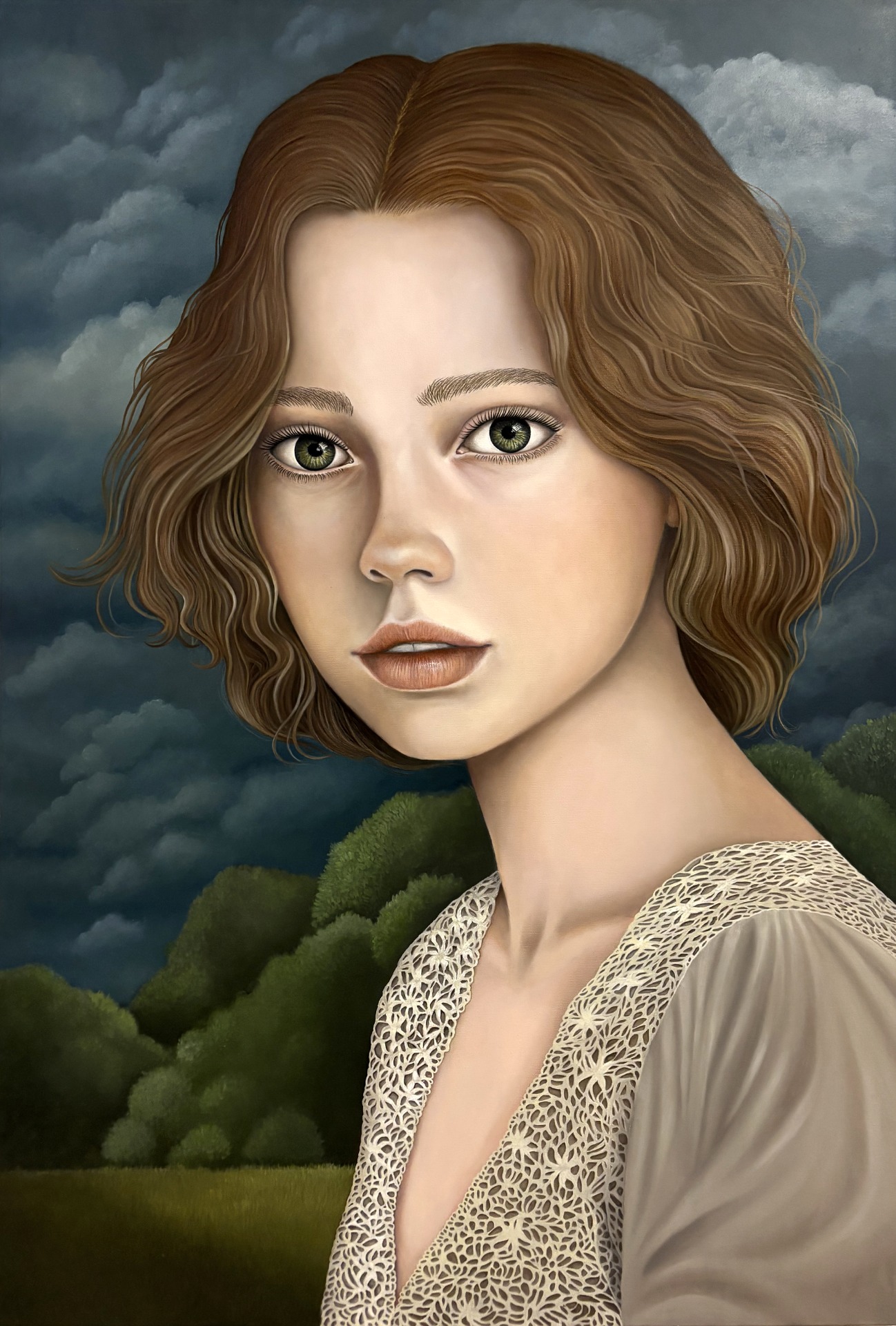 NEMORIEL, olio su tela, cm 100x150, 2026